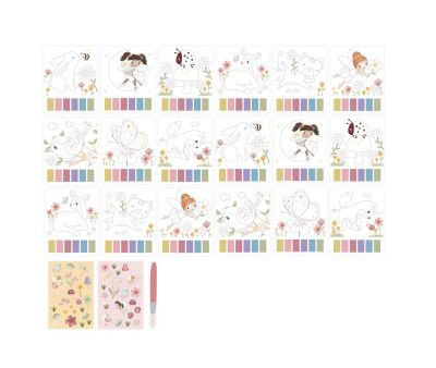 Set de Pintura con Agua Rosa Fairy Garden