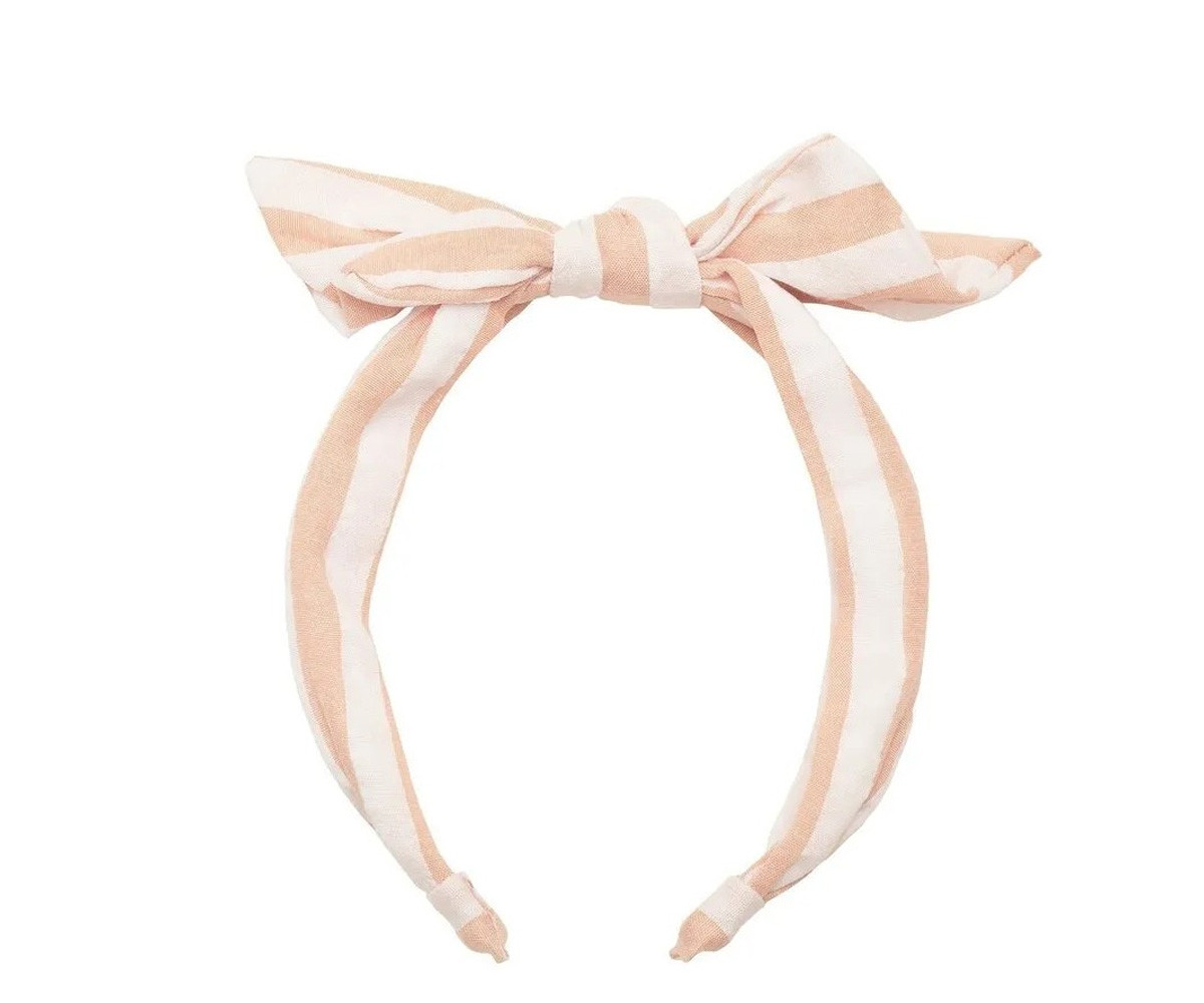 Diadema con Lazo Stripe