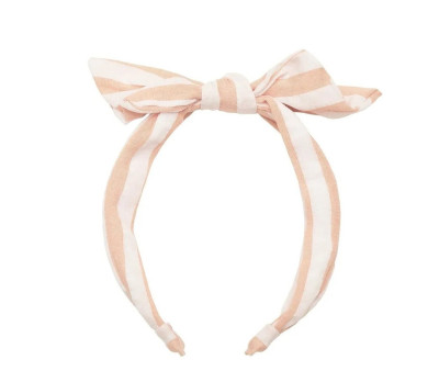 Diadema con Lazo Stripe