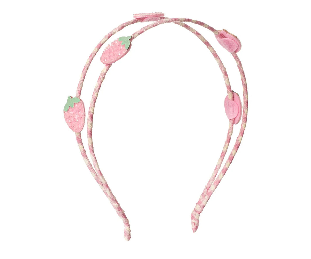 Diadema Doble Strawberry Fields