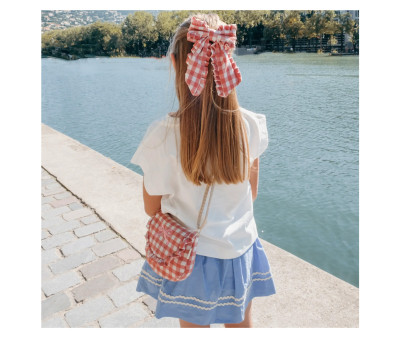 Clip Lazo Infantil Gingham
