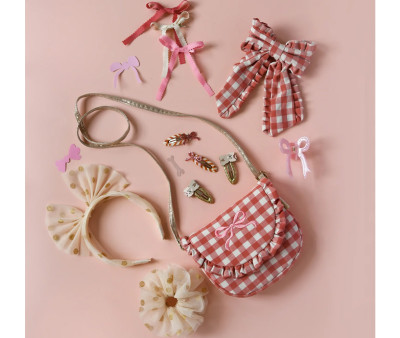 Clip Lazo Infantil Gingham