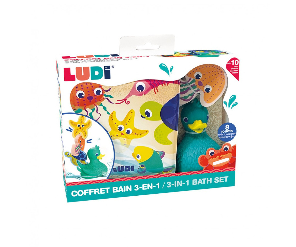 Juguete de Baño 3 en 1 Happy Duck