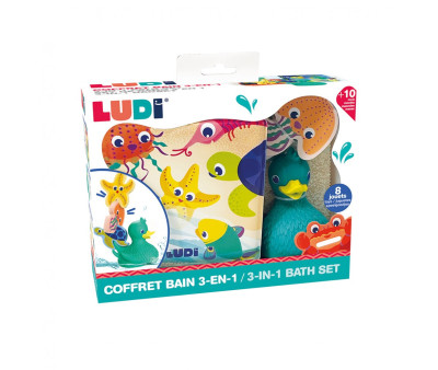 Juguete de Baño 3 en 1 Happy Duck