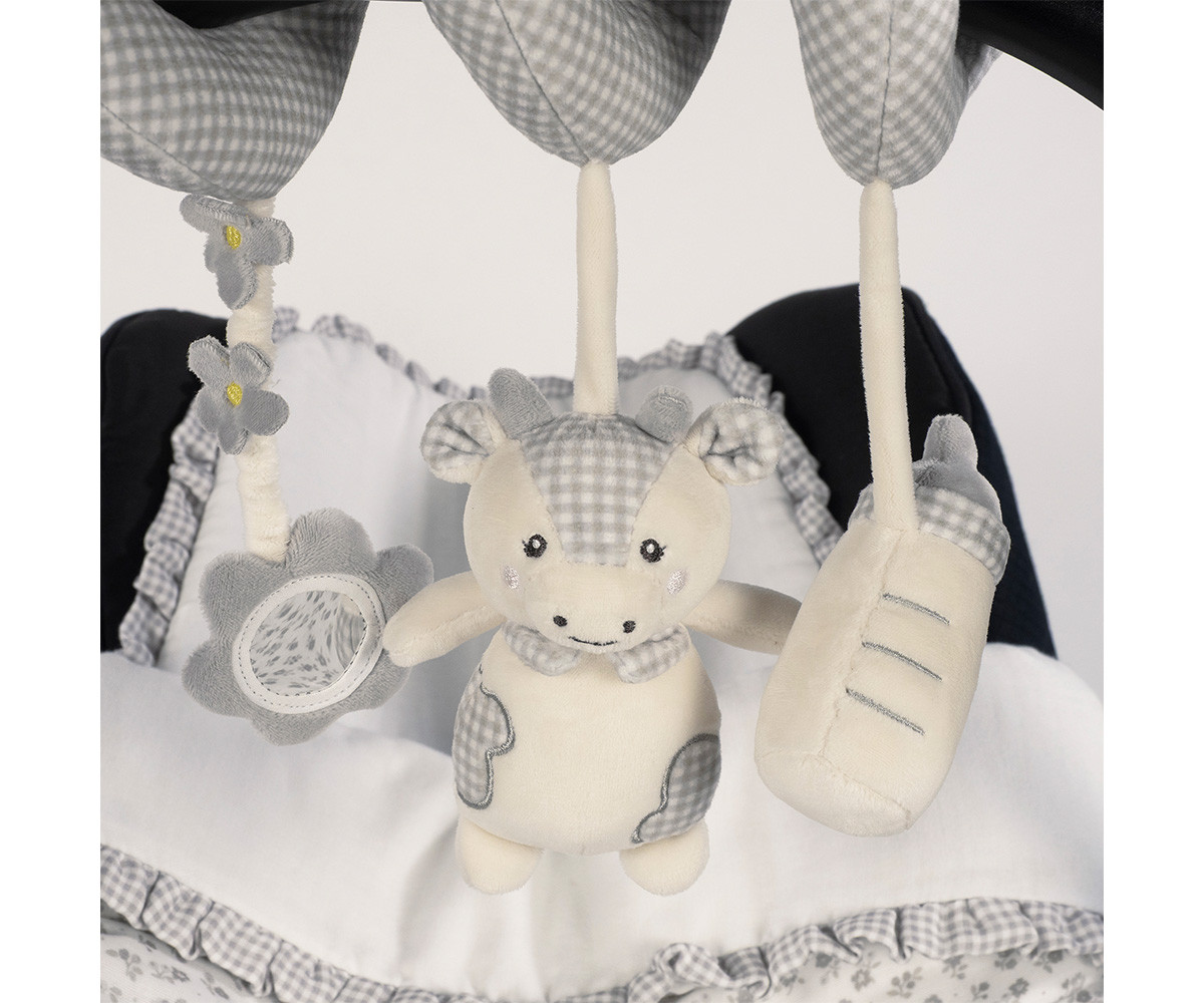 Spirale Attività Mucca Little Bloom Grey