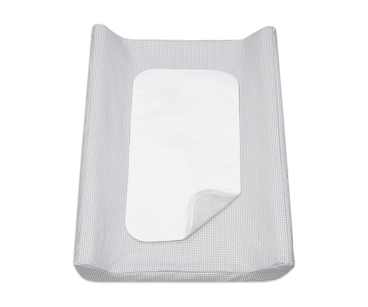 Fasciatoio Home con Fodera  Little Bloom Vichy Grey