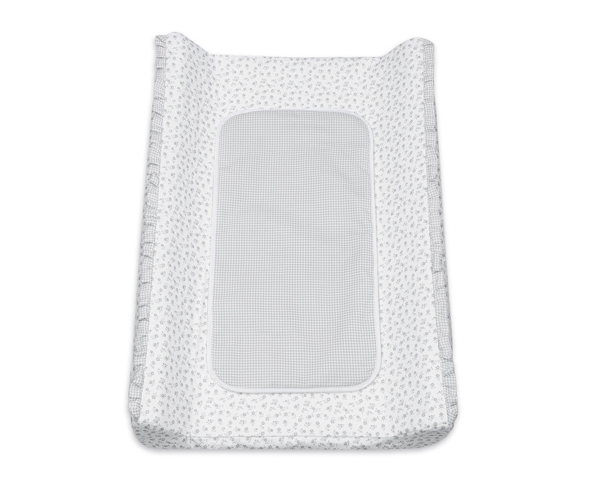 Fasciatoio Home con Fodera Little Bloom Flower Grey