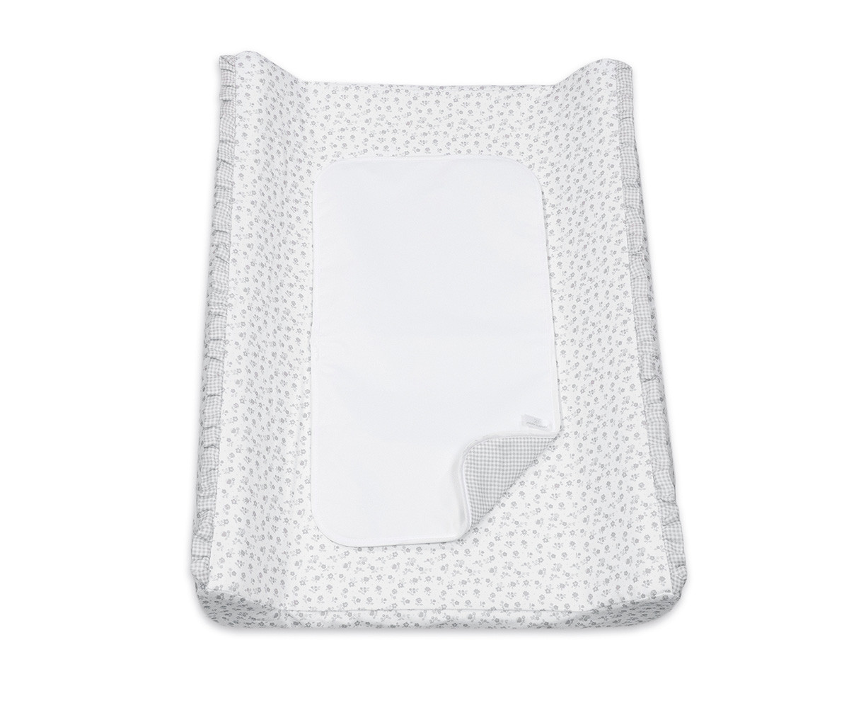 Fasciatoio Home con Fodera Little Bloom Flower Grey