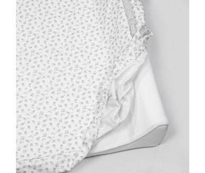 Fasciatoio Home con Fodera Little Bloom Flower Grey