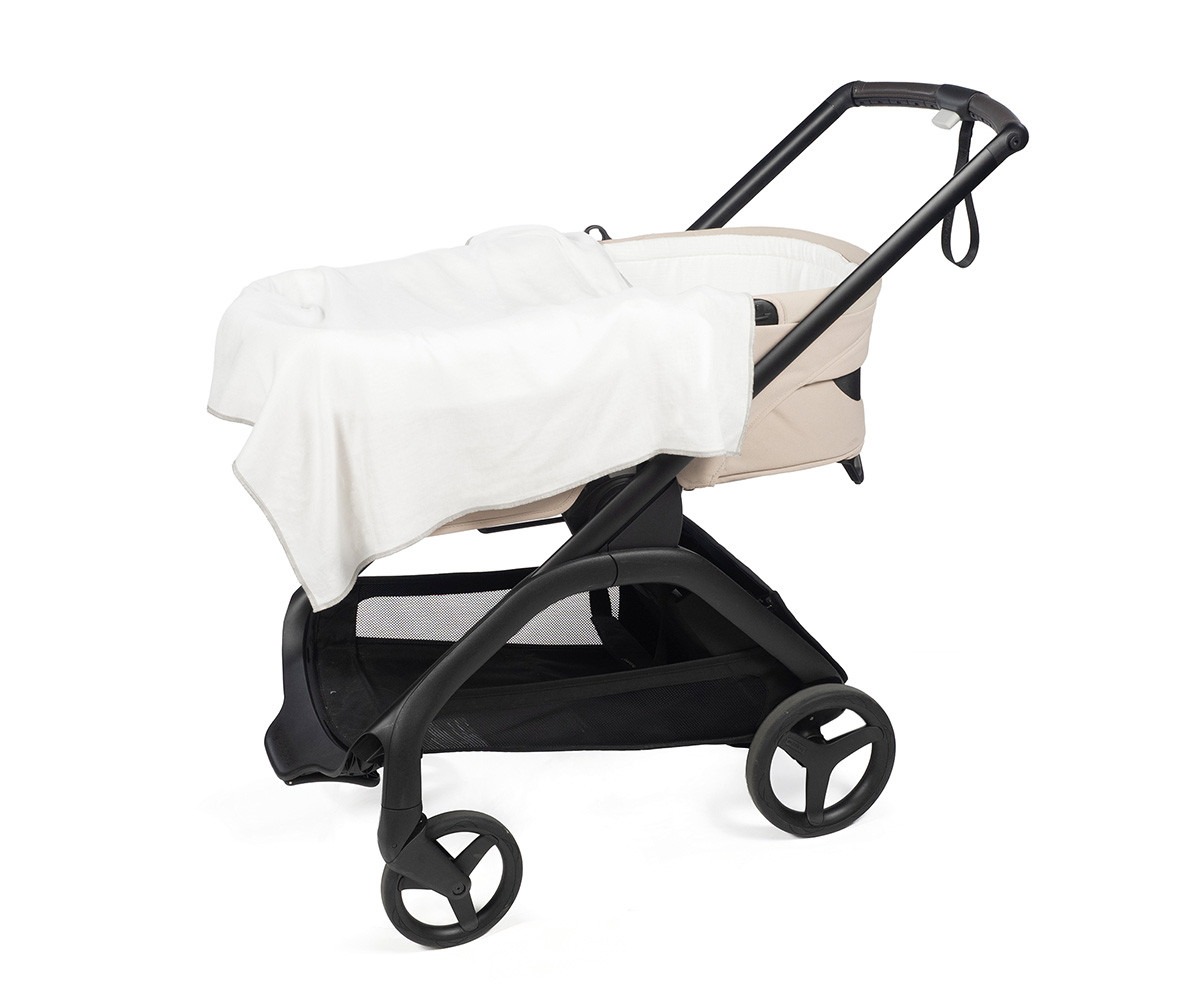 2 Mussoline 70x70cm Little Bloom Vichy Grey