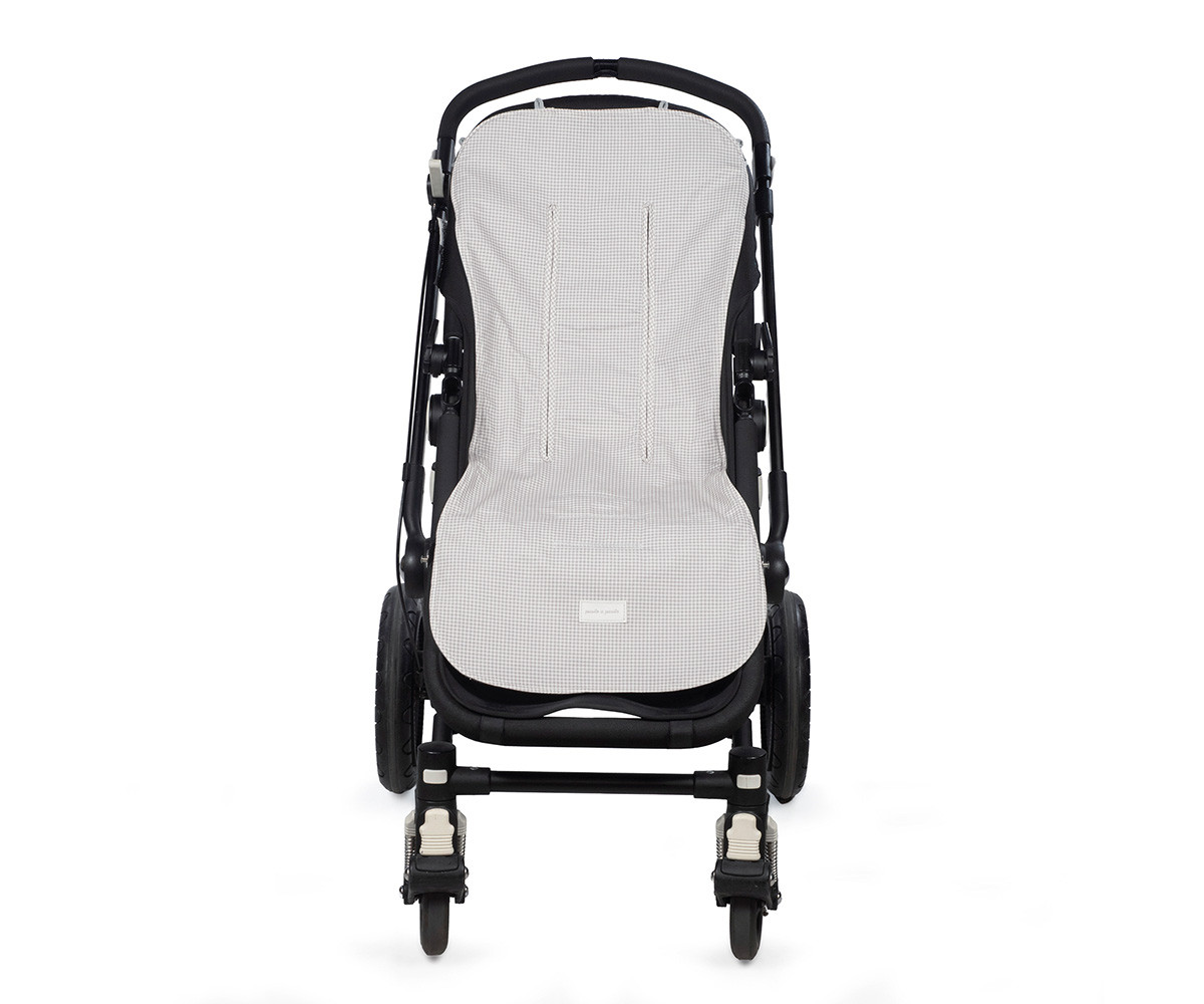 Rivestimento Passeggino Little Bloom Vichy Grey