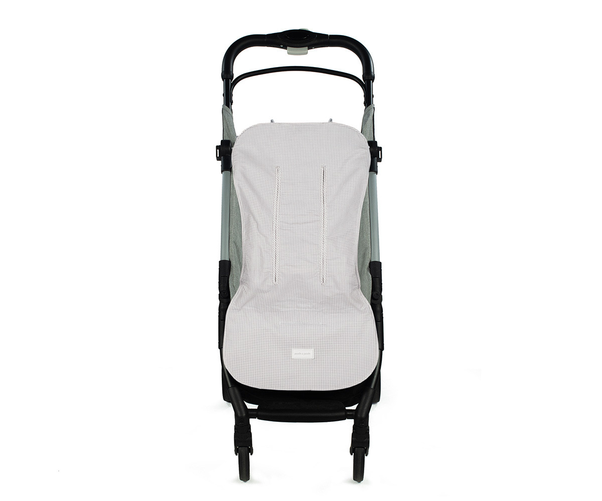 Rivestimento Passeggino Little Bloom Vichy Grey