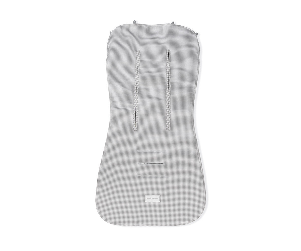 Rivestimento Passeggino Little Bloom Vichy Grey