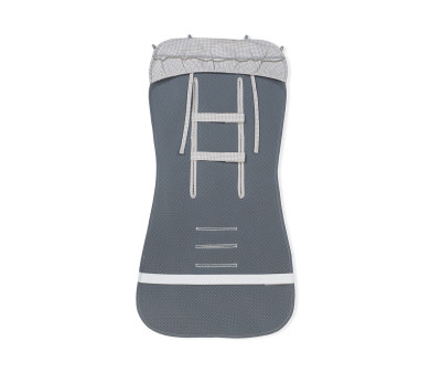 Rivestimento Passeggino Little Bloom Vichy Grey