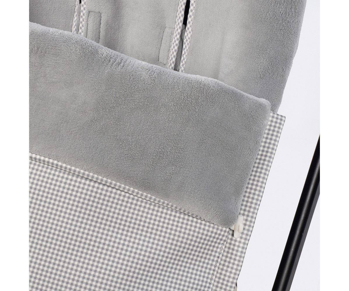 Sacco Universale Inverno Little Bloom Vichy Grey