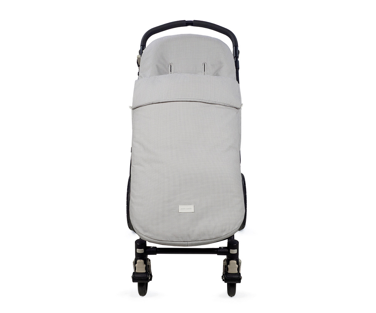 Sacco Universale Mezza Stagione Little Bloom Vichy Grey