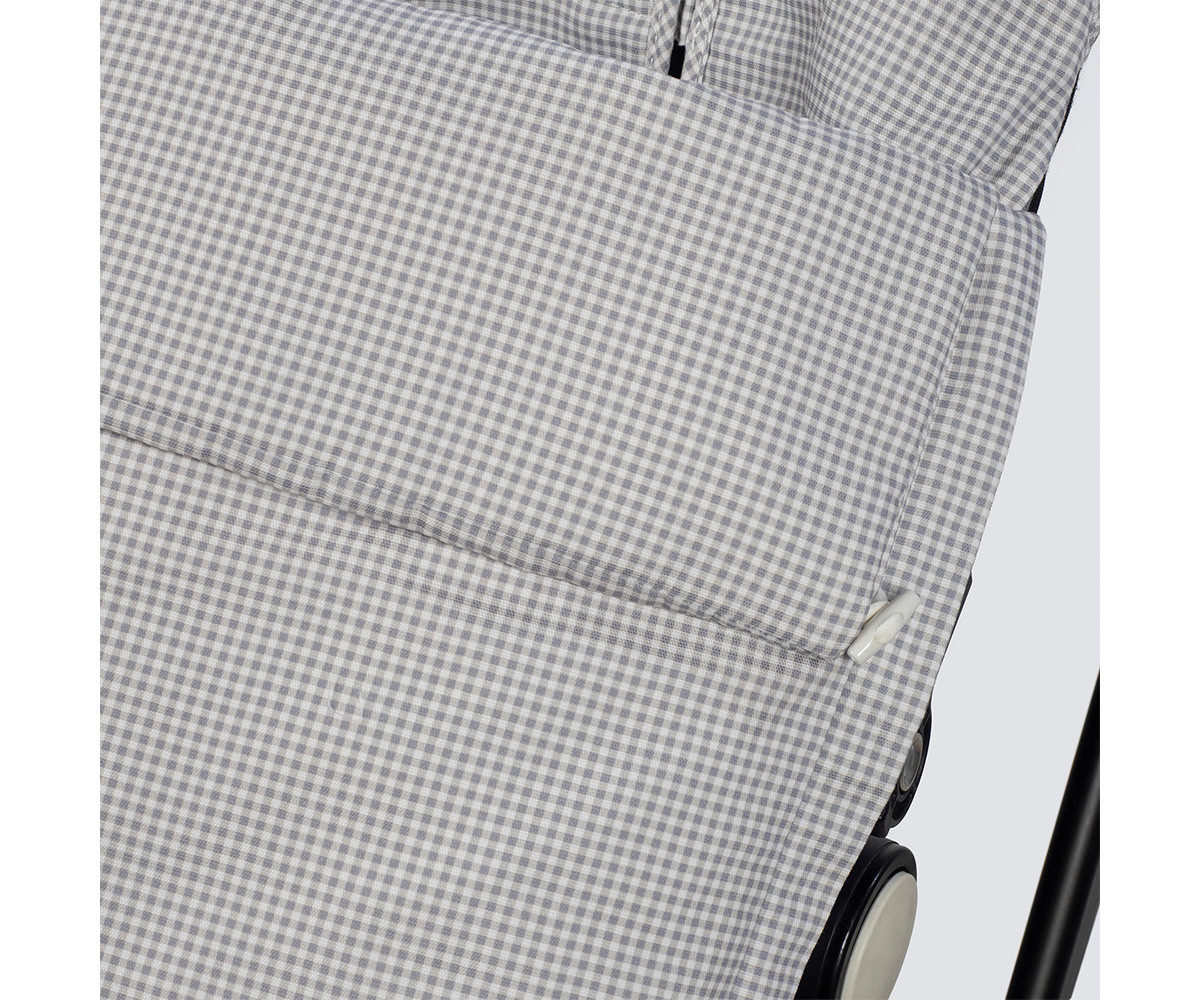 Sacco Universale Mezza Stagione Little Bloom Vichy Grey