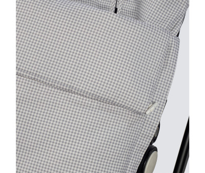 Sacco Universale Mezza Stagione Little Bloom Vichy Grey