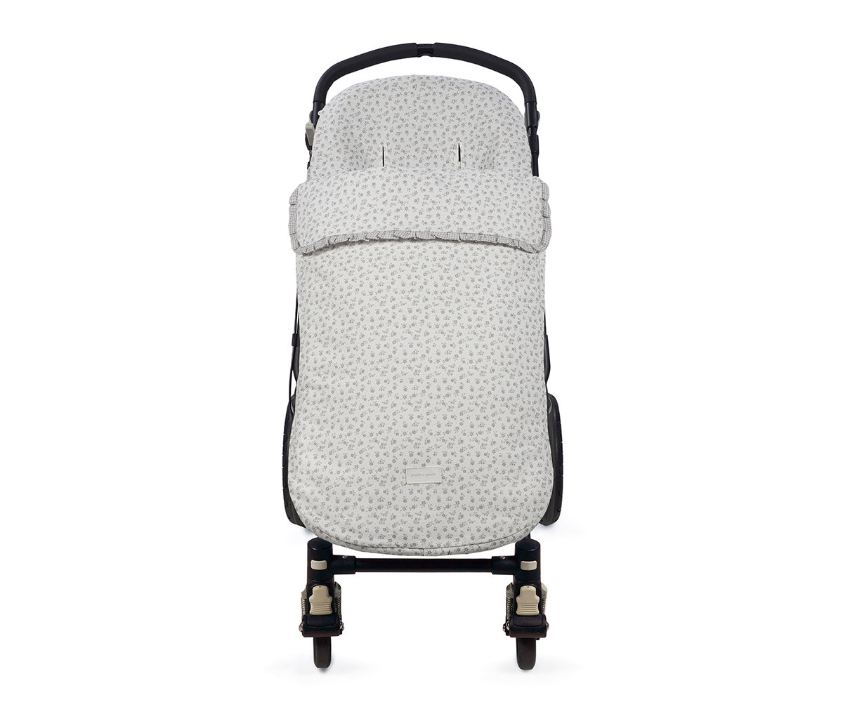 Sacco Universale Mezza Stagione Little Bloom Flower Grey