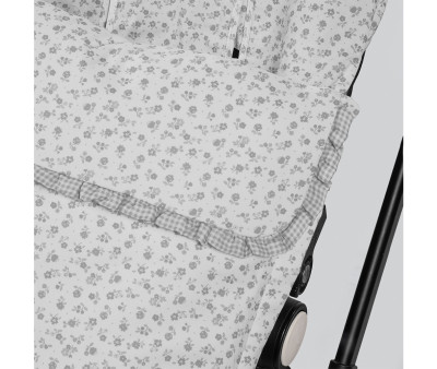 Sacco Universale Mezza Stagione Little Bloom Flower Grey