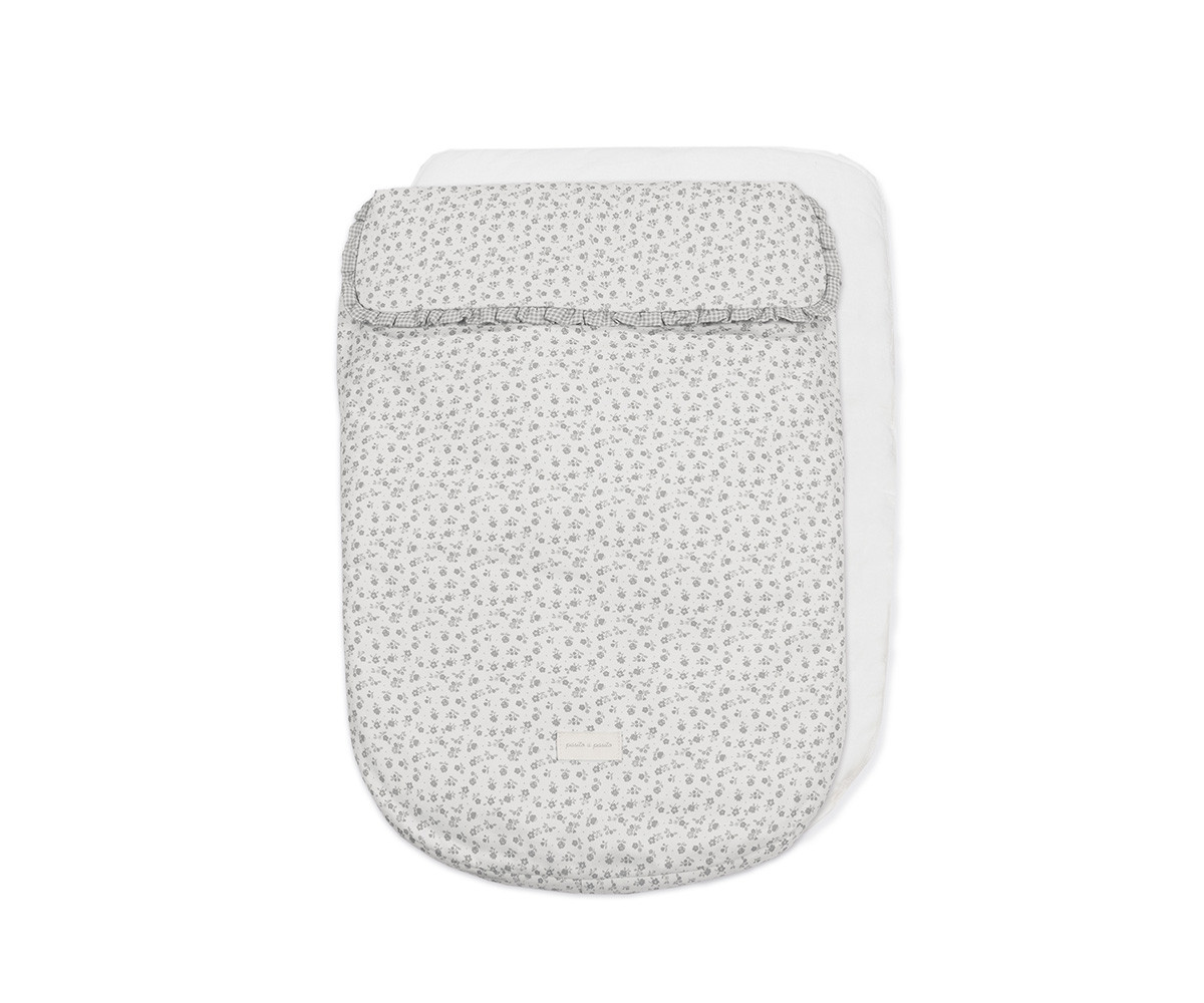 Sacco Universale Mezza Stagione Little Bloom Flower Grey