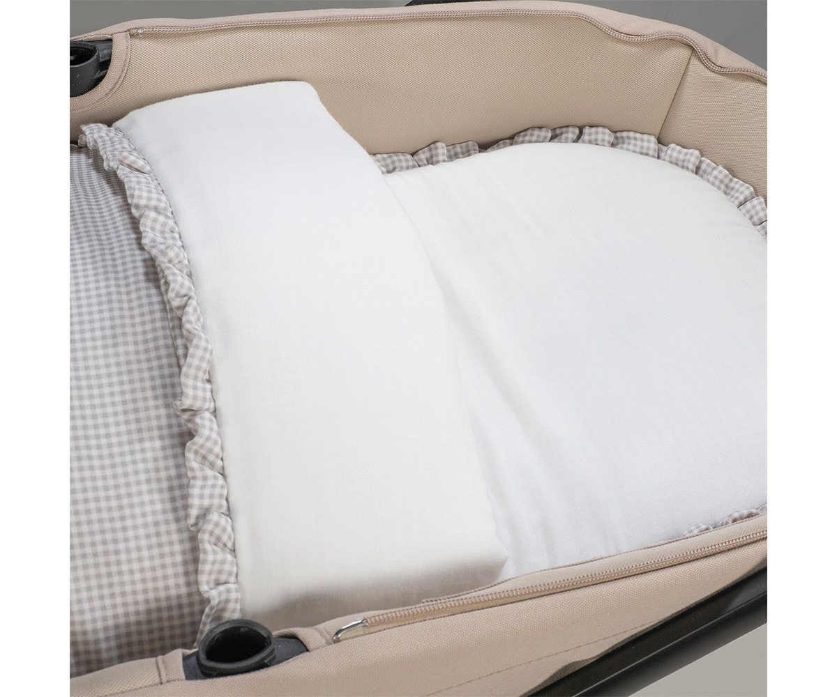 Saco Cuco Little Bloom Vichy Gris