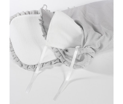 Saco Cuco Little Bloom Vichy Gris