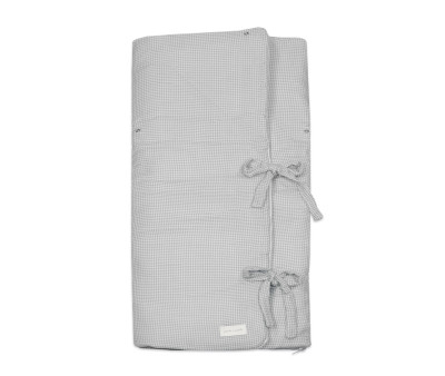Sacco Nanna Coperta Little Bloom Vichy Grey