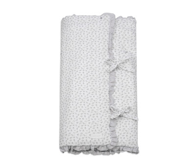 Sacco Nanna Coperta Little Bloom Flower Grey