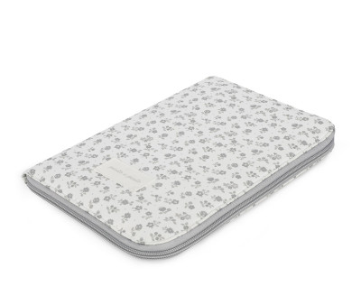 Porta Documenti Little Bloom Flower Grey