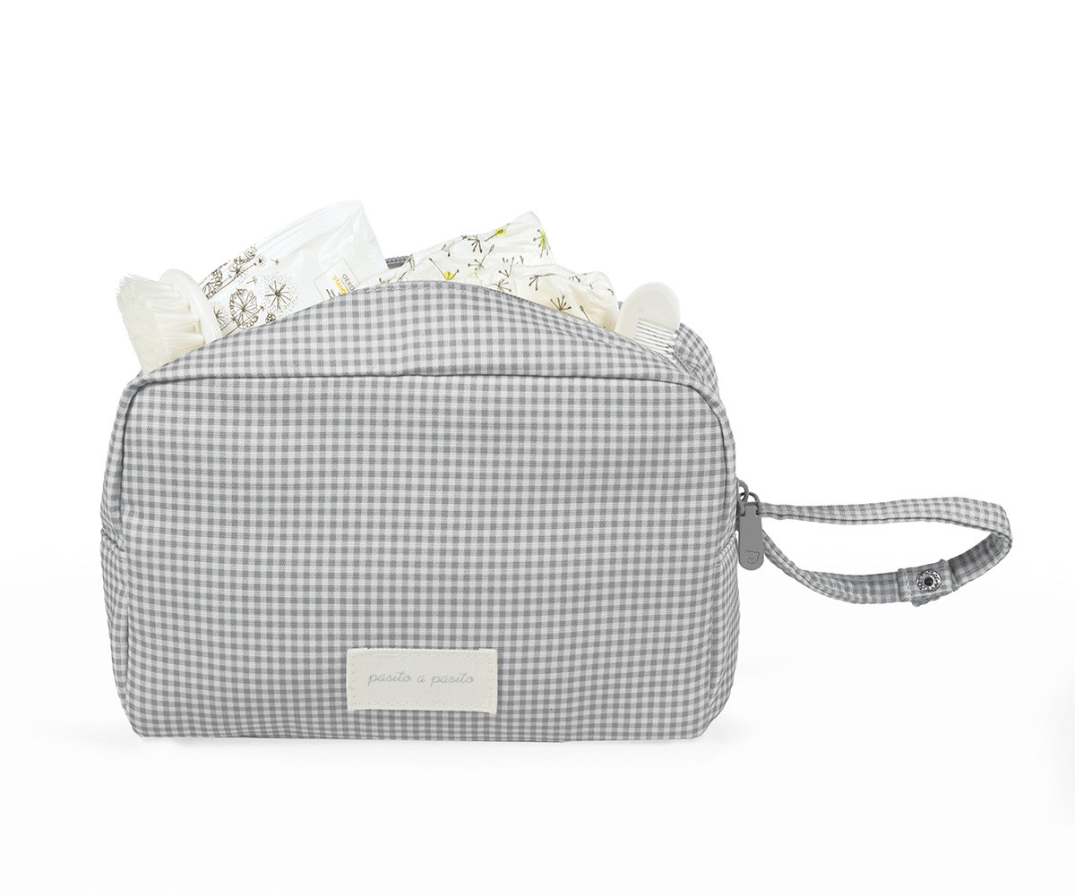 Beauty Case Little Bloom Vichy Grey