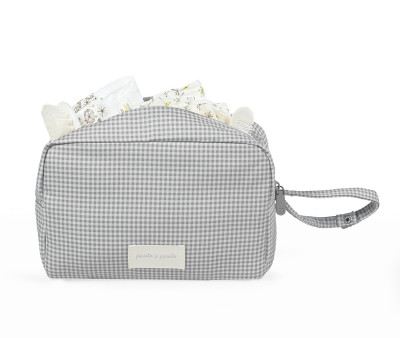 Beauty Case Little Bloom Vichy Grey