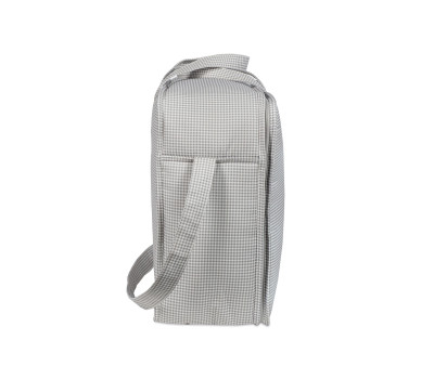 Valigia Little Bloom Vichy Grey