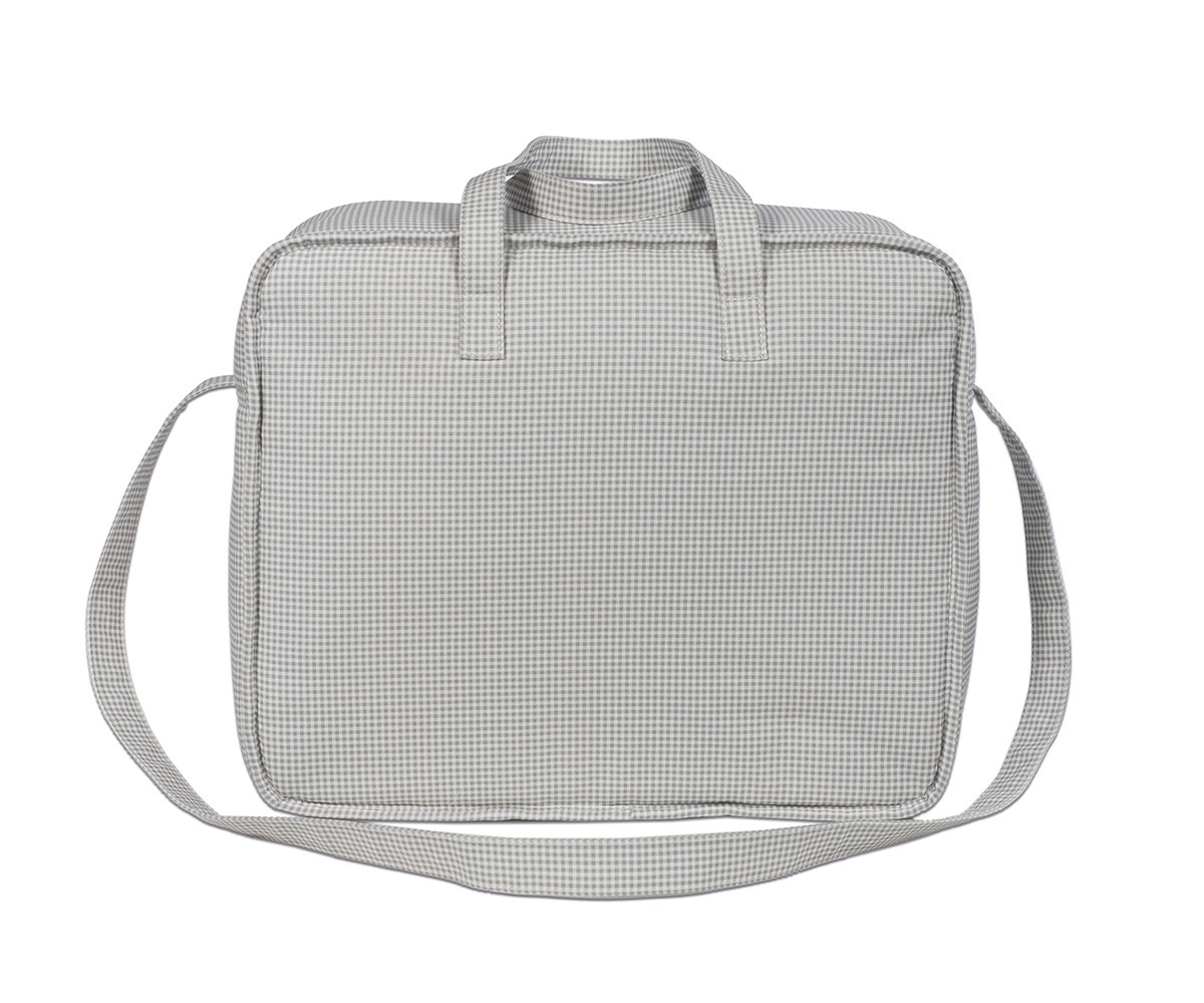 Valigia Little Bloom Vichy Grey