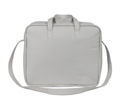 Valigia Little Bloom Vichy Grey