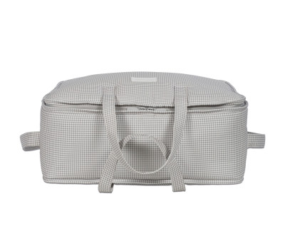 Valigia Little Bloom Vichy Grey