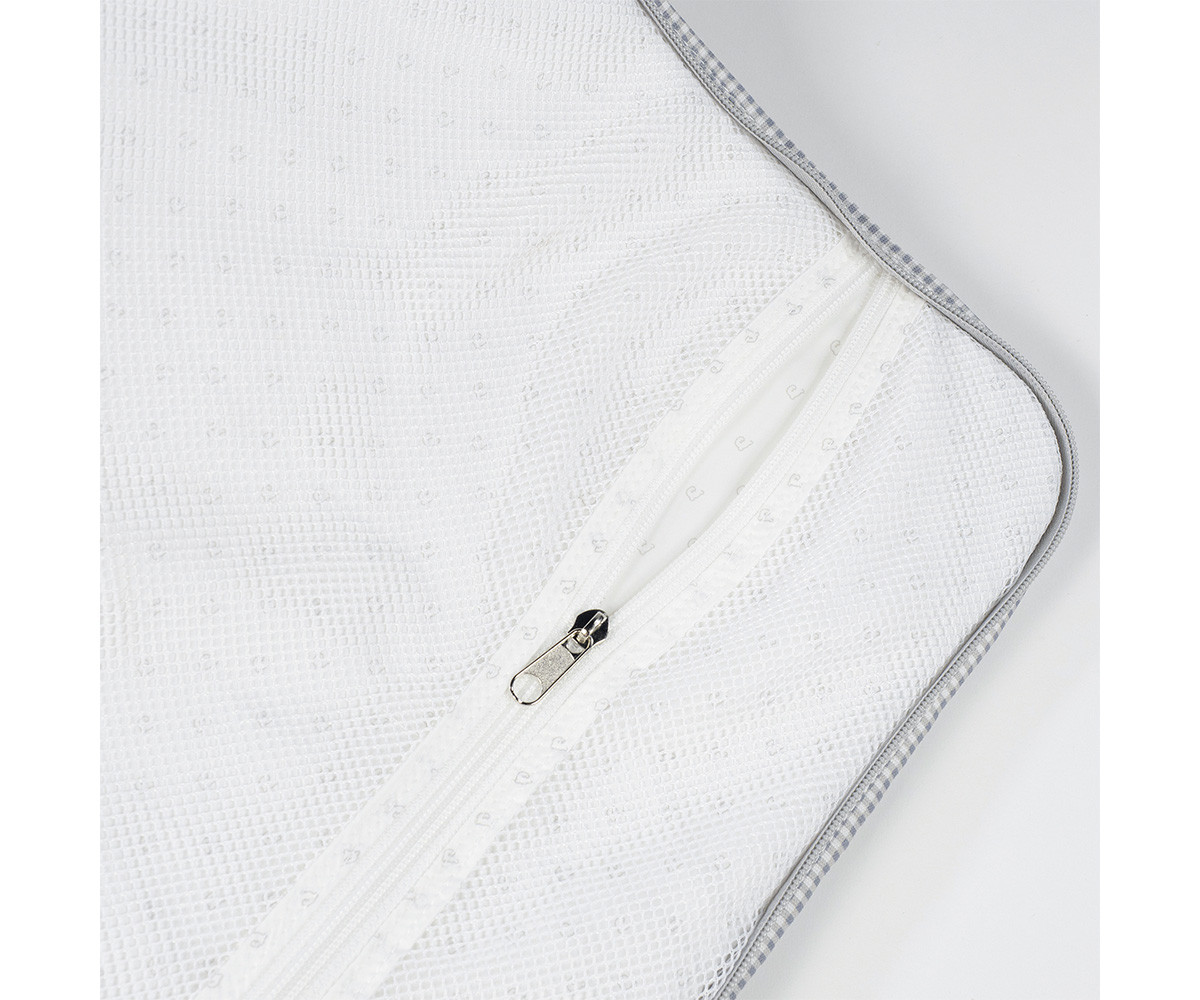 Valigia Little Bloom Vichy Grey