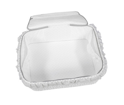 Valigia Little Bloom Flower Grey