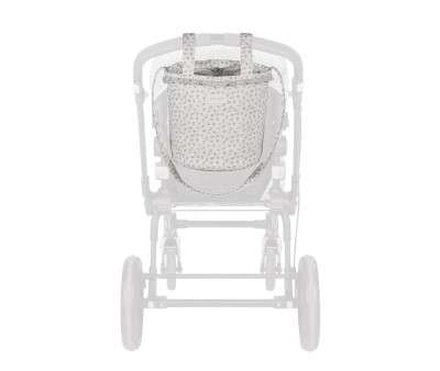 Borsa a Secchiello Bucket Little Bloom Flower Grey