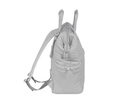 Zaino Passeggino Little Bloom Vichy Grey