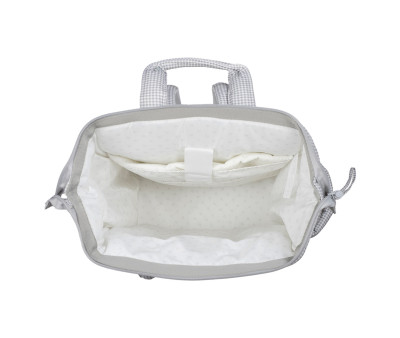 Zaino Passeggino Little Bloom Vichy Grey