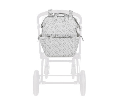 Zaino Passeggino Little Bloom Flower Grey