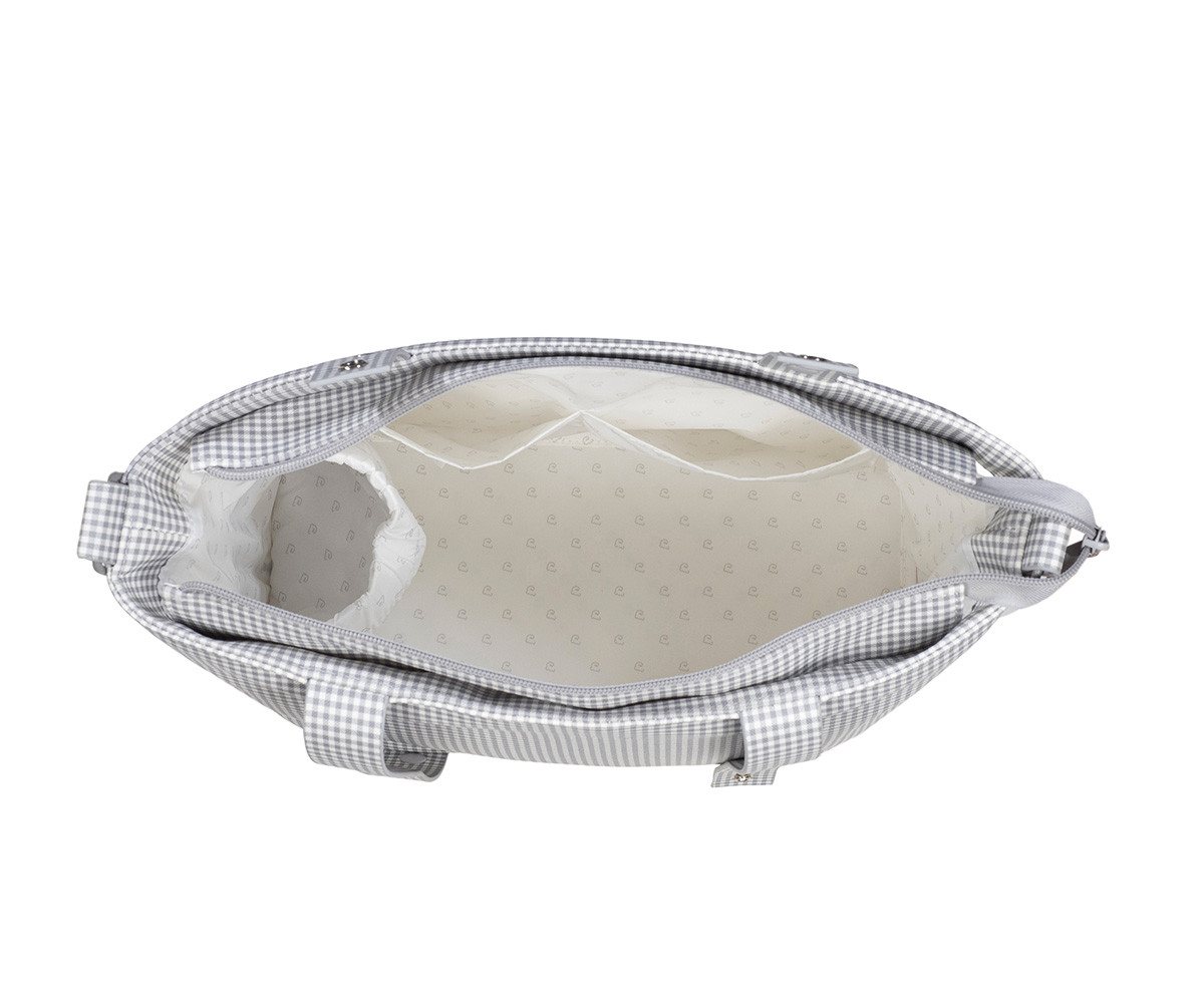 Borsa Organizer Crossbody Little Bloom Vichy Grey