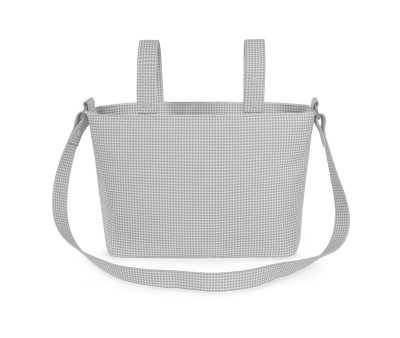 Borsa Organizer Crossbody Little Bloom Vichy Grey