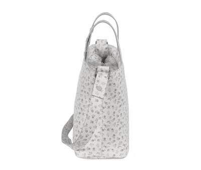 Borsa Organizer Crossbody Little Bloom Flower Grey