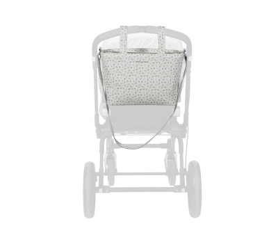 Borsa Organizer Crossbody Little Bloom Flower Grey