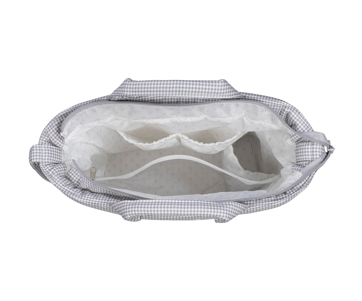 Borsa Fasciatoio Little Bloom Vichy Grey