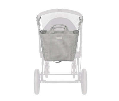 Borsa Fasciatoio Little Bloom Vichy Grey