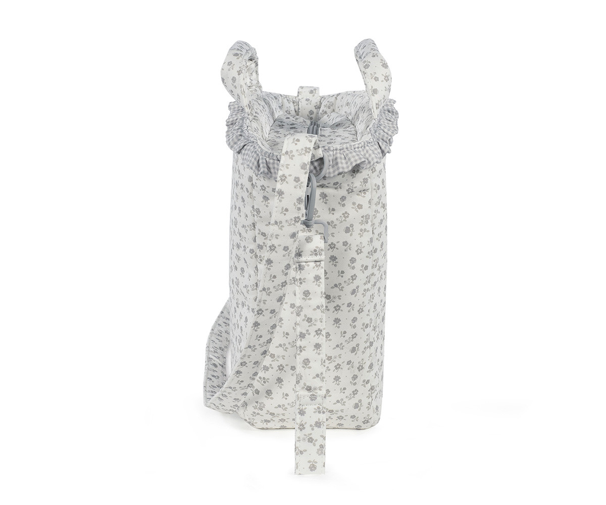 Borsa Fasciatoio Little Bloom Flower Grey