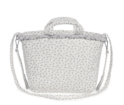 Borsa Fasciatoio Little Bloom Flower Grey